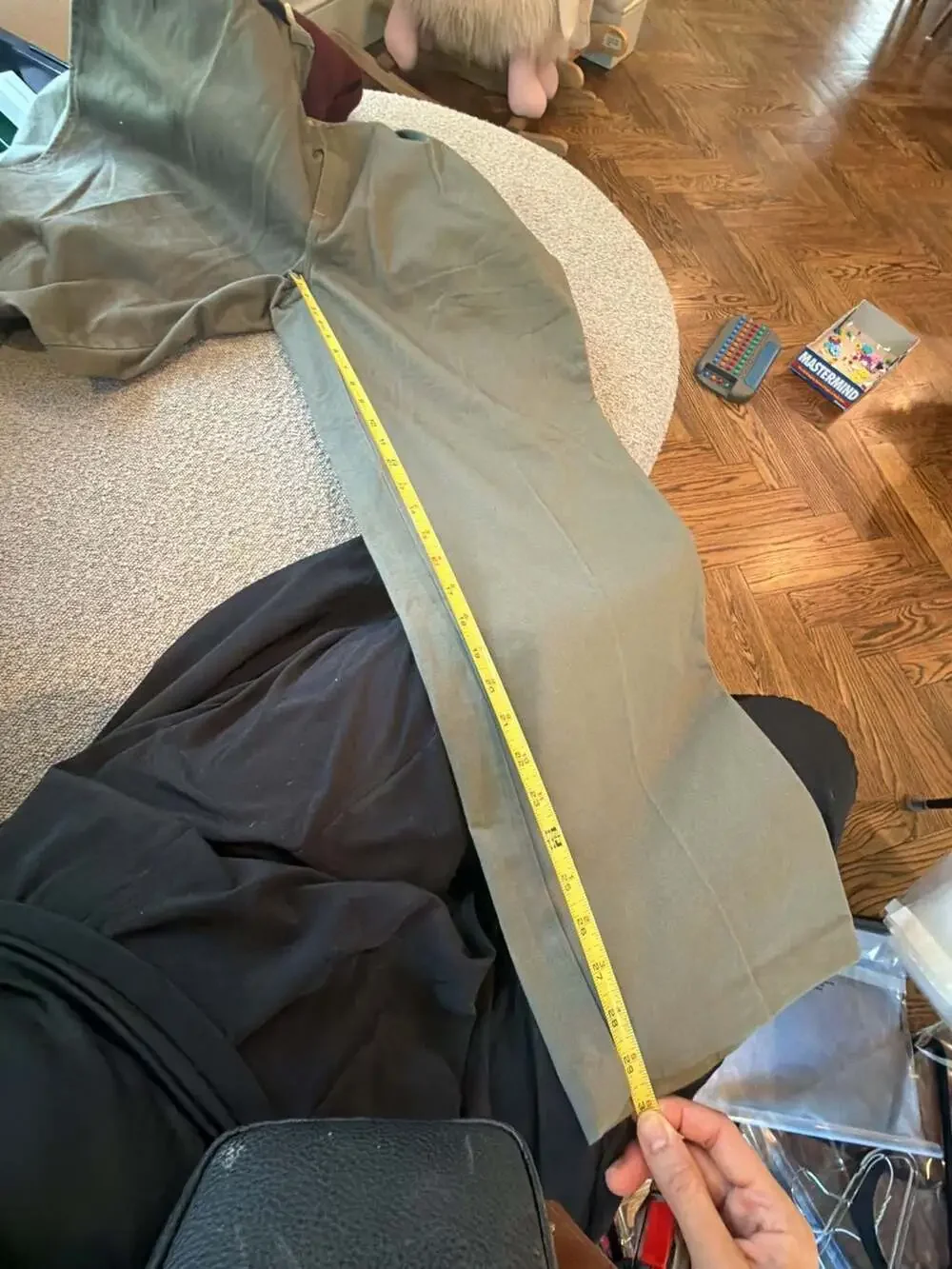 Vintage 90s Polo Ralph Lauren Classic Fit Pleated Chino Pants Olive Green USA 32